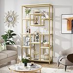 Tribesigns 71" Gold Etagere Bookshe