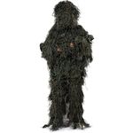 SASKATE Ghillie Men's Camouflage Jacket, Tactics Hunting Clothing, Sniper Suit, Reusable Wrap Camouflage, Hat for Hunting, Camping