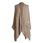 DEMDACO Camel Brown Giving One Size Soft Knit Giving Shawl Wrap