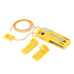 HUSHUI Portable Personal Locator Beacon with LED Indicator and Buzzer for Marine Safety and Rescue, Lightweight 24 X 50 X 130mm