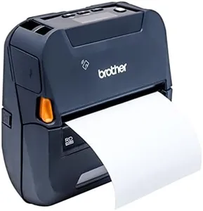 Brother RuggedJet RJ4250WBL Mobile Direct Thermal Printer - Monochrome - Portable - Label/Receipt Print - USB - Bluetooth - Near Field Communication (NFC) - Battery Included