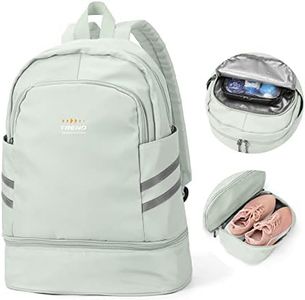 Gym Backpack for Women with ShoesCompartment&WetPocket Foldable Carry On Backpack Travel Backpack Waterproof Casual Daypack