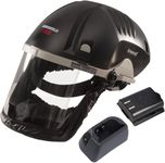 Trend Airshield Pro Respirator & Face Shield Bundle with Additional Battery Charging Cradle & 8-Hour Rechargeable Battery, AIR/PRO/D6
