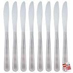 8pk Dinner Knives | 14cm Table Knives Cutlery for Home and Kitchen | Dinner Knife | Stainless Steel Knives | Dishwasher Safe Cutlery Knife Set | Dessert Knives | Knife Cutlery | Table Knife