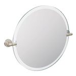 Moen DN0792BN Iso 22-Inch x 22-Inch Frameless Pivoting Bathroom Tilting Mirror, Brushed Nickel