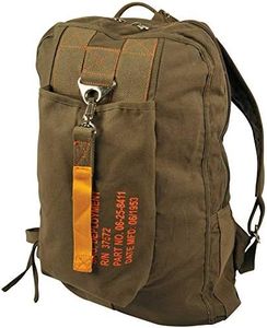 Olive Drab Vintage Canvas Flight Bag