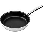 Nuwave Designs-Non-Stick Fry Pan Skillet, Even-Heating Technology, Premium 18/10 Stainless Steel, Premium Coating, No PFOA, NSF Certified,10-Year (12 inch)