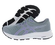 ASICS Women's GEL-CONTEND 8 Running Shoes, 6H, SHEET ROCK/DIGITAL VIOLET