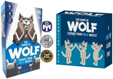 Gray Matters Games | The Game of Wolf and Expansion Pack Bundle | Trivia Game for Friends, Families and Teens