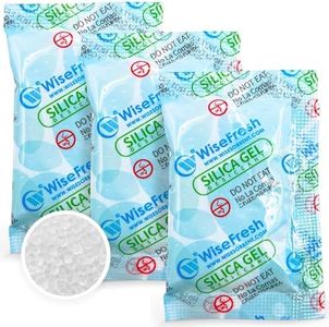 Wisesorb 10 Gram 30pcs Silica Gel Packs Desiccant Dehumidifiers, Food Grade Safe Dessicant Packets for Food Storage, Moisture Absorbers for Gun Shoes Cloth Boxes Tool Storage