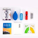 SiGi SG71 7-in-1 Digital Camera Lens Cleaning Kit Mirrorless Camera Cleaning Kit for DSLR Camera Including Lens Blower/Detergent/Swabs/Cleaning Cloth/Cleaning Brush/Lens Paper/Cleaning Wipe