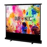 Duronic Projector Screen FPS100/43 - 100" Floor Projection Screen | School | Theatre | Cinema | Home Projector Screen (Screen: 203cm(w) X 152cm(h) Portable Freestanding - 4:3 Widescreen