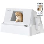 PETKIT Purobot Crystal Self Cleaning Cat Litter Tray with Cover, Automatic Cat Litter Tray Non-Clumping for Multi-Cat, Smart Health Monitoring & AI Camera, Odor Control, Works with Crystal Litter