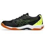 ASICS Men's Gel-Rocket 11 Volleyball Shoes, Black/White, 9 Wide