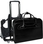 McKlein USA Willowbrook W Series 17" Rolling Briefcase for Women in Black