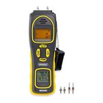 General Tools Moisture Meter, Pin Type or Pinless, Temperature & Humidity (MMH800)