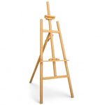 Oypla 5ft 1500mm Wooden Pine Tripod Studio Canvas Easel Art Stand