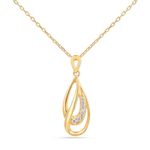 ROOVI Pretty Spring 22kt Gold Plated 925 Silver Necklace With Certificate of Authenticity and 925 Stamp | Diwali Gifts for Girls & Women | 6 Month Warranty