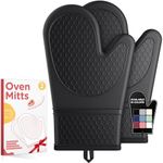 Kitsure Silicone Oven Mitts, Set of