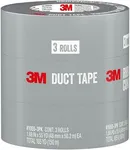 3M Duct Tape, 3 Rolls, 1.88 Inches x 55 Yards, Hand Tear, Bundle, Patch, Protect & Repair, Great Strength For Durability, Adheres To Multiple Surfaces (1055-3PK)