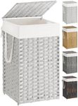 SONGMICS Laundry Hamper with Lid, 1