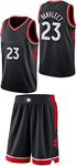 Fan Kitbag VanVleet Kids Basketball Jersey & Shorts Youth Set Home/Away (YM 8-10 Years, VanVleet #23 Away)