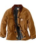 Carhartt Men's Loose Fit Firm Duck Insulated Traditional Coat, Carhartt Brown, Large