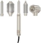 MESCOMB 5-in-1 Hot Air Styler – 110,000 RPM Brush Blow Dryer with Auto Wrap Curlers, Fast Drying, Frizz-Free, No Heat Damage – Curl, Straighten, & Add Volume for Salon-Quality Hair