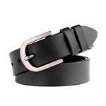 JASGOOD Women's Leather Belt Fashion Pin Buckle Belts for Women Retro Vintage Waist Belt for Pants Jeans