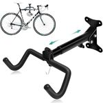 Heavy Duty Cycle Wall Mount Stand, Foldable Space Saving Cycle Hanger Wall Mount, Universal Adjustable Bicycle Stand for Home, Holder Carrier Accessories for Kids & Adults, Holds up to 45 kgs