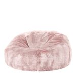 icon Faux Fur Bean Bag Chair, Luxury Fluffy Bean Bags Adult, Large Bean Bags with Filling Included, Living Room Bean Bags (Hacienda Pink, Bean Bag)