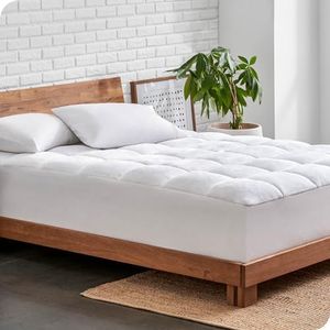 Bare Home Pillow-Top Twin XL Mattress Pad - Hypoallergenic Mattress Topper (Twin XL/Twin XL)