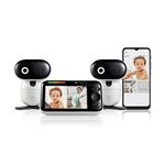 Motorola Baby Monitor PIP1510 Connect - WiFi Video Baby Monitor, 2 Cameras