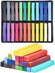 Neliblu 24-Piece Soft Pastels for Kids - Multi Color Pastel Chalk for Art Painting - Pastel Sticks Suitable on Paper, Blackboards, Sidewalk Blocks - For Kids, Adults, Professional Artists