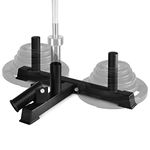 Yes4All T Bar Row Multifunction 3 in 1 (T-bar Row - Weight Plate Holder - Barbell Holder) - Full 360° Swivel & Easy to Install – Fits 2” Olympic Bars and 2" Weight Plates