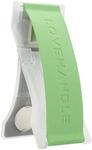 LoveHandle PRO Premium Phone Grip - Silicone Phone Strap - Magnetic Phone Mount and Kickstand for Smartphone and Tablet - Fern Green Silicone on Clear Base