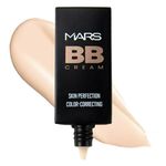 MARS BB Cream Lightweight Foundation | Blendable BB Cream for Women | Colour Correction for All Skin Types (30 ml) (Light)