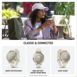 Garmin Lily 2 38mm Smartwatch – Cream Gold