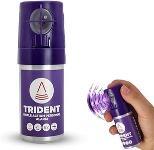 Walk Easy Trident Personal Attack Rape Alarm | Loud Sound | UV Tracer | Odour Spray | UK Made