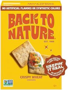 Back to Nature - Crispy Wheat Crackers - Real Ingredients like Wheat Flour & Sea Salt - Non-GMO - 6.5 Ounce