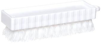 Rubbermaid Commercial FG9B5800WHT Plastic Hand and Nail Brush, Polypropylene Bristles, White