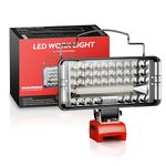 LED Work Light for Milwaukee m18 18v Battery Cordless Spotlight for m18 Battery Light with Low Voltage Protection and USB & Type C Charger Port [Batteries not Included]