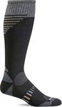 Sockwell Men's Ascend II Moderate Compression Socks (Black, Medium/Large)