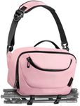 TAAOKA Camera Sling Bag,Waterproof Camera Case with Tripod Holder,DSLR/SLR/Mirrorless Camera Bags Crossbody for photographers-Pink