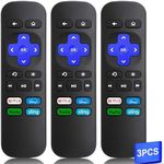 3 Pack Replaced Remote Control Only for Roku Box, Remote Control Roku 1/2/3/4, HD,LT,XS,XD, for Roku Express/+, Premiere/+ (NOT for Roku Stick and Roku TV)