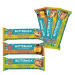 Plant Based Vegan 6 Chocolate Bar Bundle Containing Buttermilk Honeycomb Blast, Caramel Nougat and Peanut Nougat