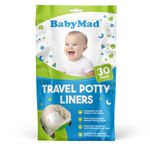 Travel Potty Liners Disposable (Pack of 30) - Use Liner with Many Different Leading Potties