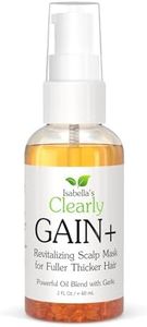 Clearly GAIN+ Hair Growth Scalp Treatment for Men, Women and Kids | Natural Regrowth Serum with Clary Sage, Rosemary, Garlic Essential Oils, Nettle Extract
