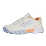 K-Swiss Women's Bigshot Light 4 Tennis Shoe, Star White/White/Heather, 7.5 UK