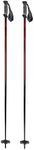 5th Element Stealth 2 Ski Poles for Adults-Designed for Snow Skiing-Downhill Skiing-All Mountain, Powder, Freestyle Ski Poles (Black/Red, 125cm)